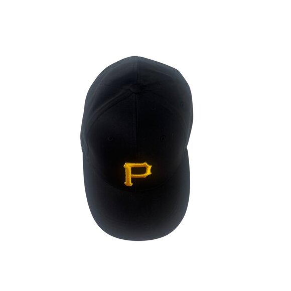 Pittsburgh Pirates Baseball Cap Black Embroidered P Logo Fanwear - Picture 3 of 9